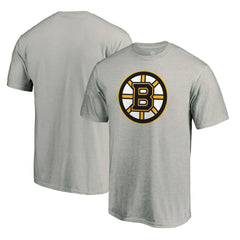 NHL Boston Bruins Primary Logo T-Shirt - Heather Gray