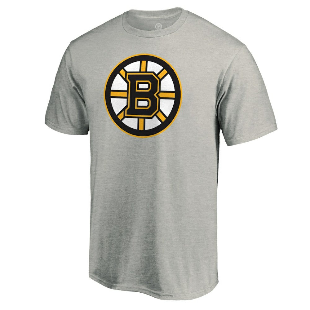 NHL Boston Bruins Primary Logo T-Shirt - Heather Gray