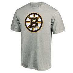 NHL Boston Bruins Primary Logo T-Shirt - Heather Gray
