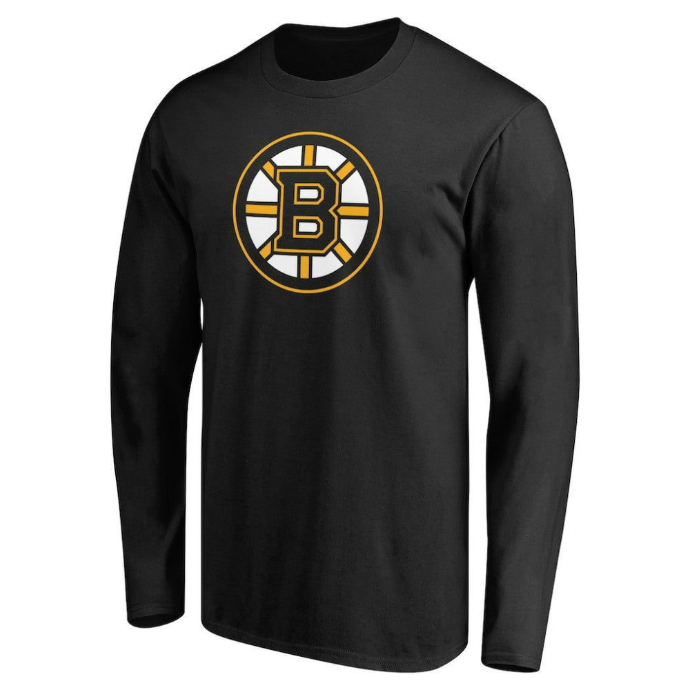 NHL Boston Bruins Primary Logo Long Sleeve T-Shirt - Black