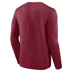 NHL Colorado Avalanche Primary Logo Long Sleeve T-Shirt - Burgundy