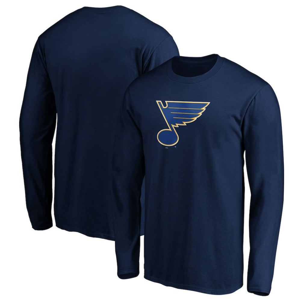 NHL St. Louis Blues Primary Logo Long Sleeve T-Shirt - Navy