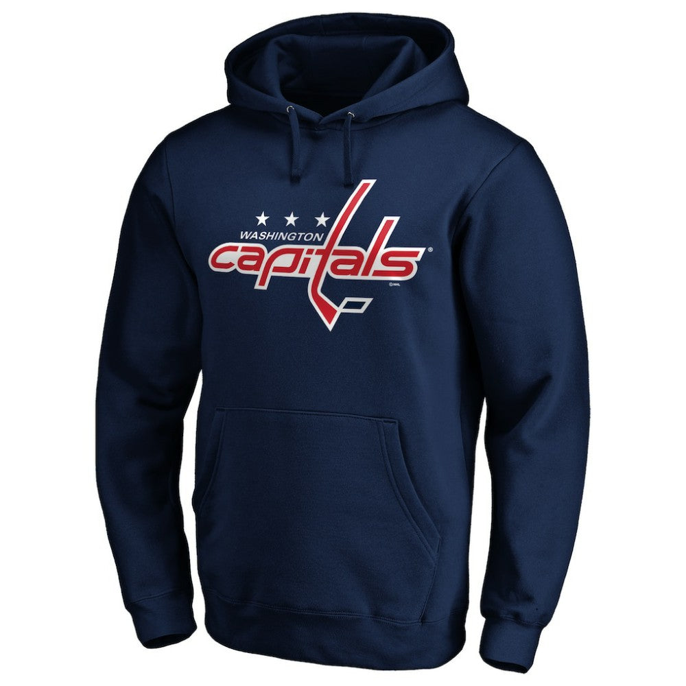 NHL Washington Capitals Primary Logo Pullover Hoodie - Navy