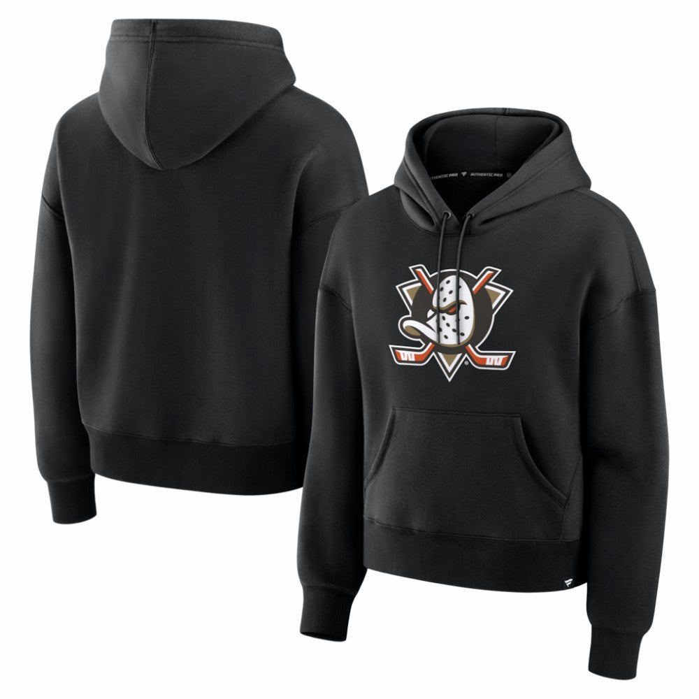 NHL Anaheim Ducks Fanatics Women's Essential Hoodie - Black