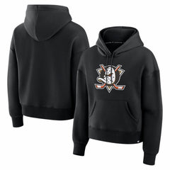 NHL Anaheim Ducks Fanatics Women's Essential Hoodie - Black