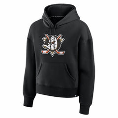 NHL Anaheim Ducks Fanatics Women's Essential Hoodie - Black