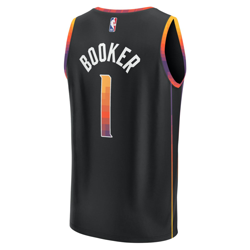 Devin Booker Phoenix Suns Youth Fast Break Player Jersey Statement Edition Black