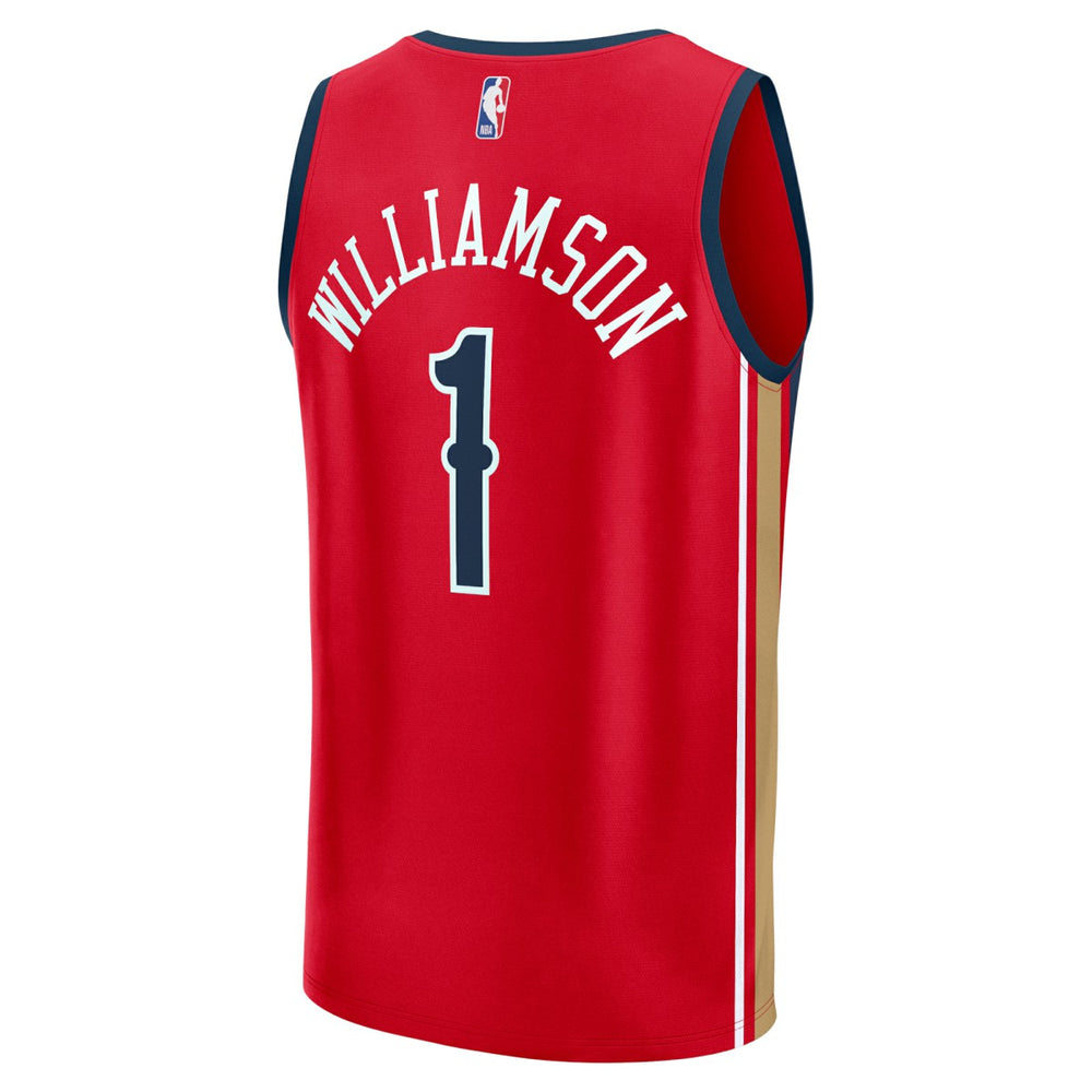 Zion Williamson New Orleans Pelicans Youth Fast Break Player Jersey Statement Edition Red
