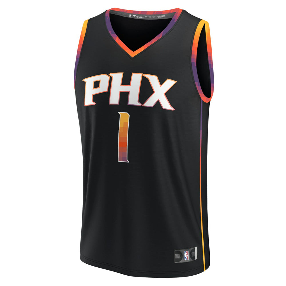 Devin Booker Phoenix Suns Fast Break Replica Player Jersey Statement Edition Black