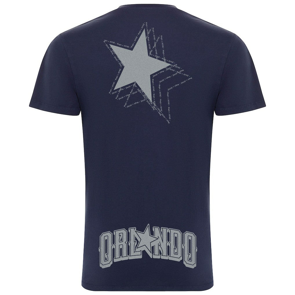 Orlando Magic x JEFRE Sportiqe Unisex 2023/24 City Edition Bingham T-shirt Heather Navy