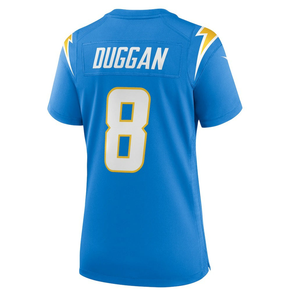 Max Duggan Los Angeles Chargers Women's Team Game Jersey Powder Blue