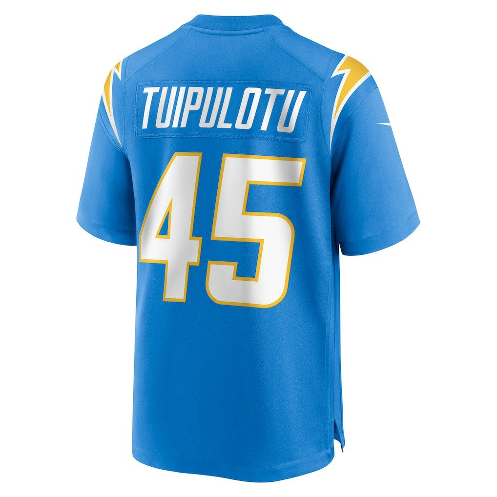 Tuli Tuipulotu Los Angeles Chargers Team Game Jersey Powder Blue