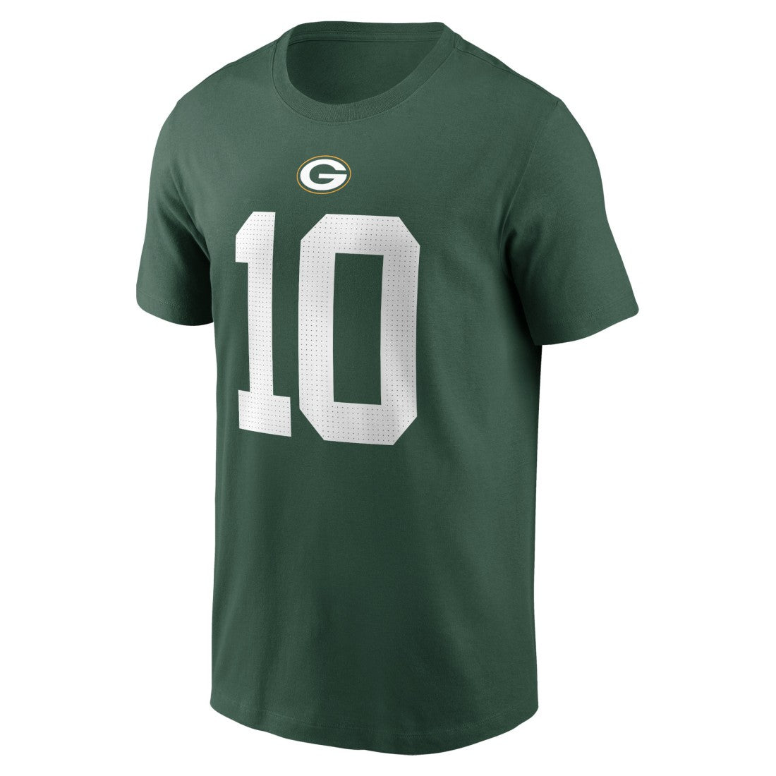 Jordan Love Green Bay Packers Player Name & Number T-Shirt Green