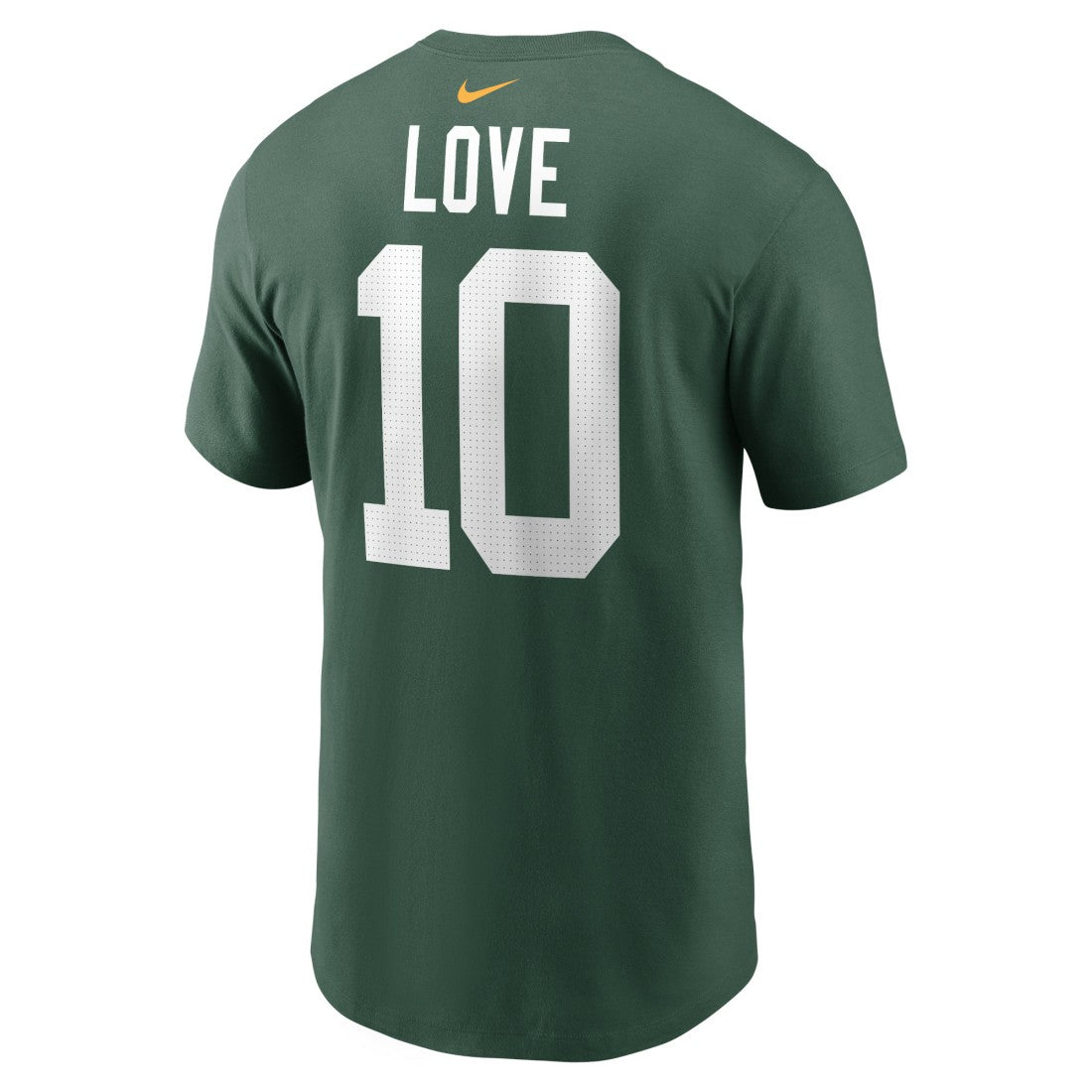 Jordan Love Green Bay Packers Player Name & Number T-Shirt Green