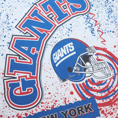 New York Giants Big & Tall Allover Print T-Shirt White