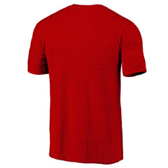 Cincinnati Reds Official Logo Tri-Blend T-Shirt - Heather Red T-shirts