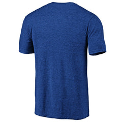 Milwaukee Brewers Official Logo Tri-Blend T-Shirt - Heather Royal T-shirts