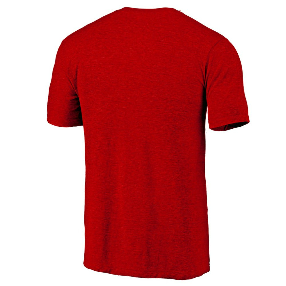 Philadelphia Phillies Official Logo Tri-Blend T-Shirt - Heather Red T-shirts