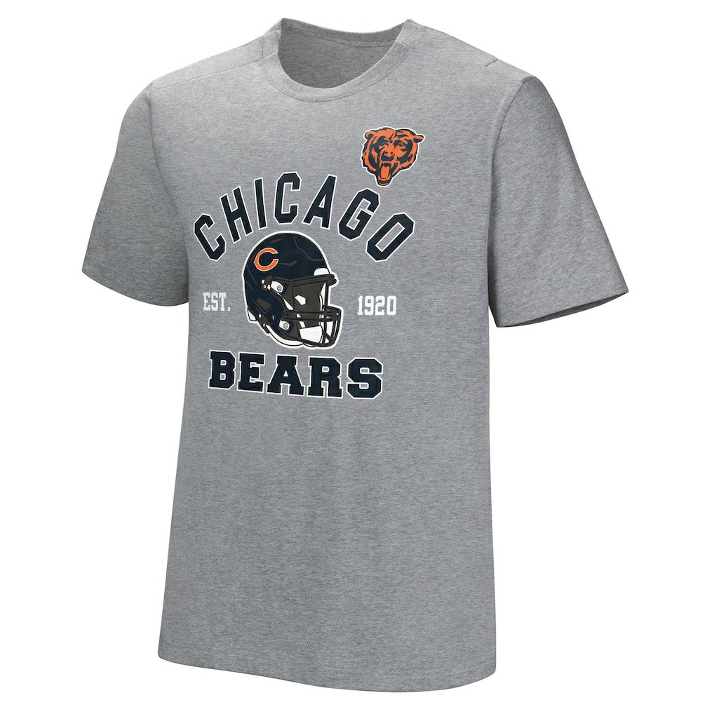 Chicago Bears Tackle Adaptive T-Shirt Gray
