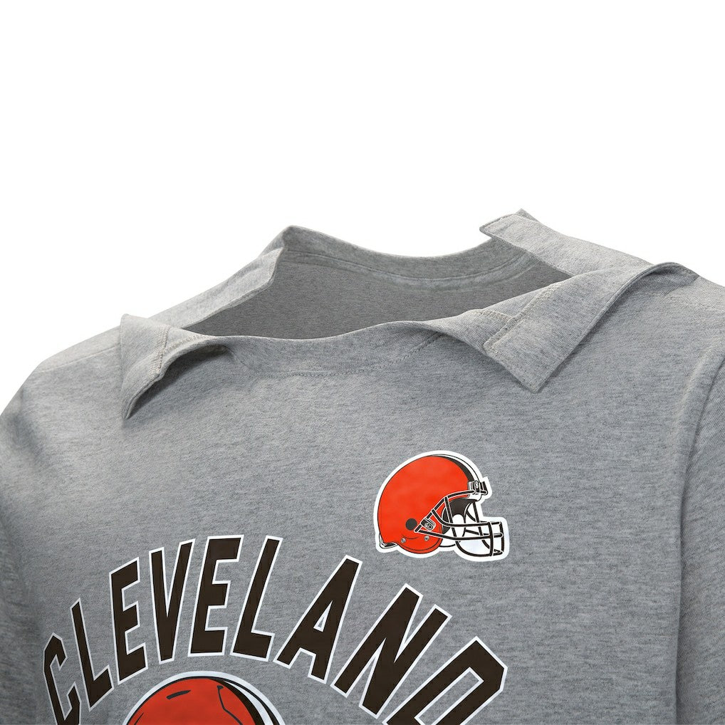 Cleveland Browns Tackle Adaptive T-Shirt Gray