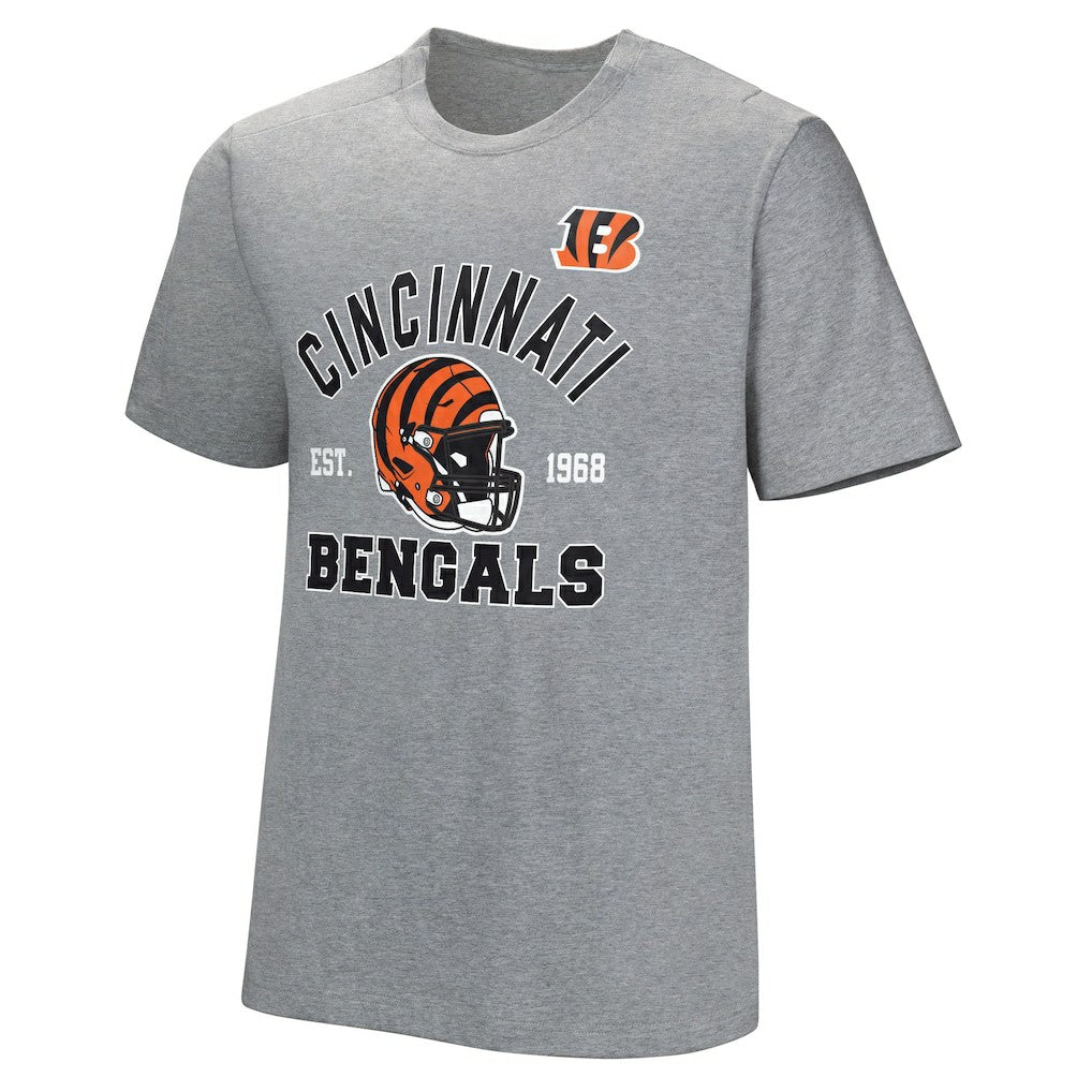 Cincinnati Bengals Tackle Adaptive T-Shirt Gray