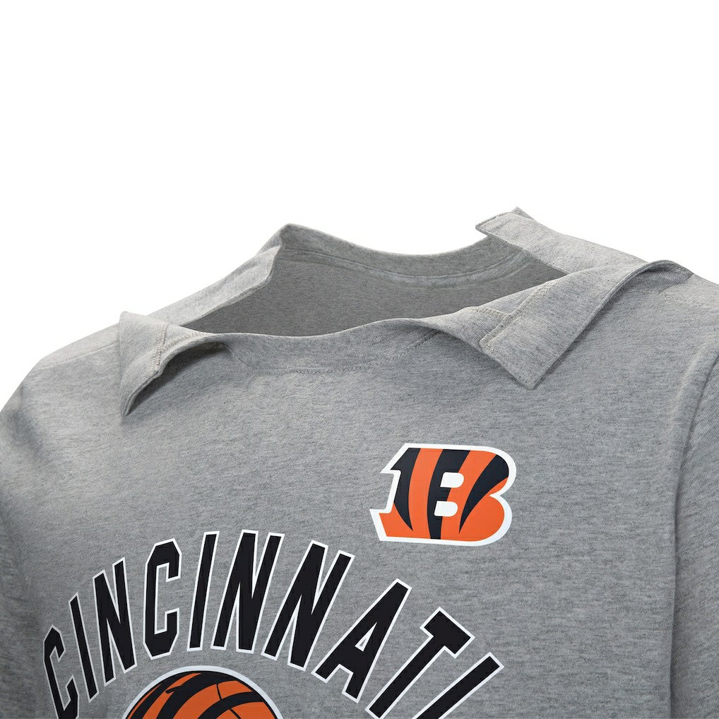 Cincinnati Bengals Tackle Adaptive T-Shirt Gray