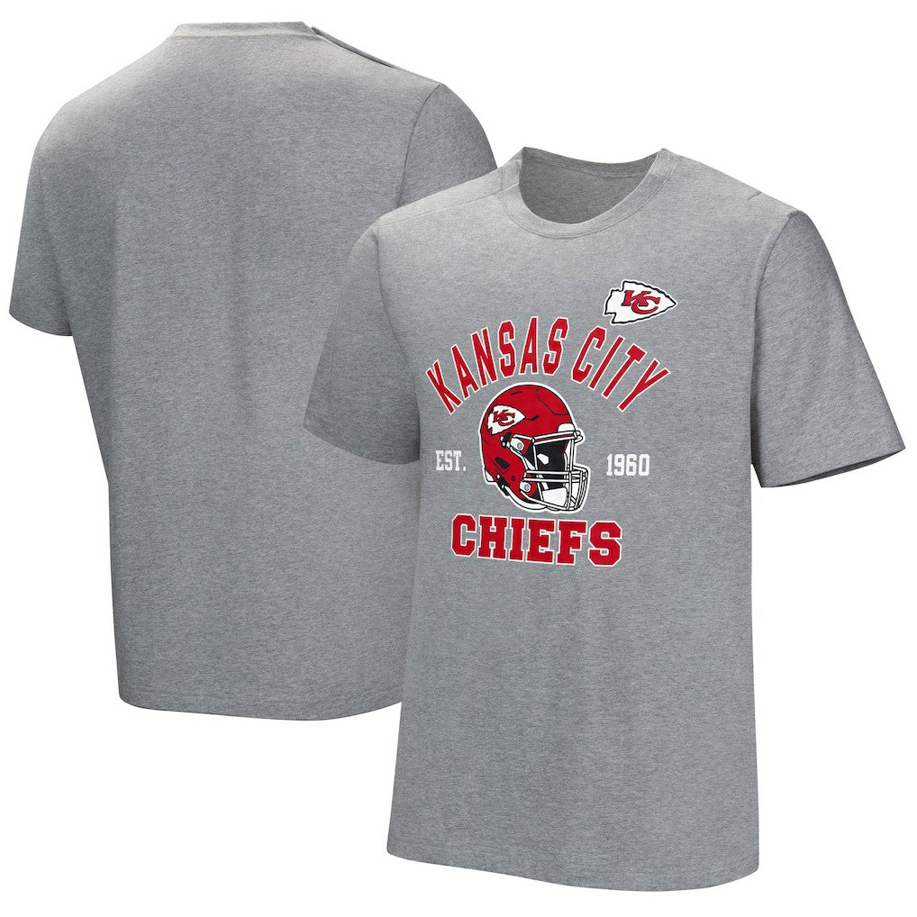 Kansas City Chiefs Tackle Adaptive T-Shirt Gray