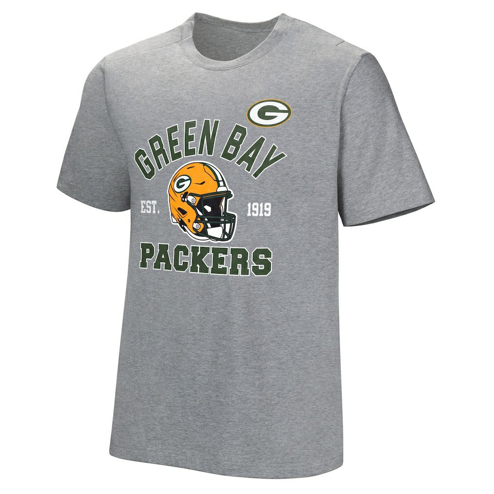 Green Bay Packers Tackle Adaptive T-Shirt Gray