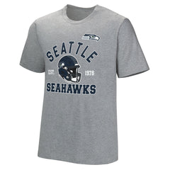 Seattle Seahawks Tackle Adaptive T-Shirt Gray