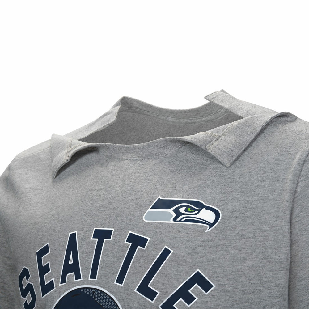 Seattle Seahawks Tackle Adaptive T-Shirt Gray