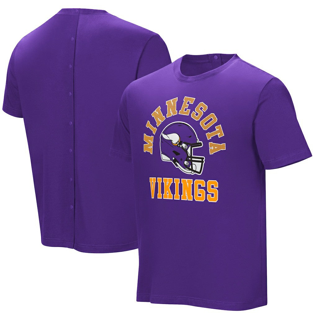 Minnesota Vikings Field Goal Assisted T-Shirt Purple