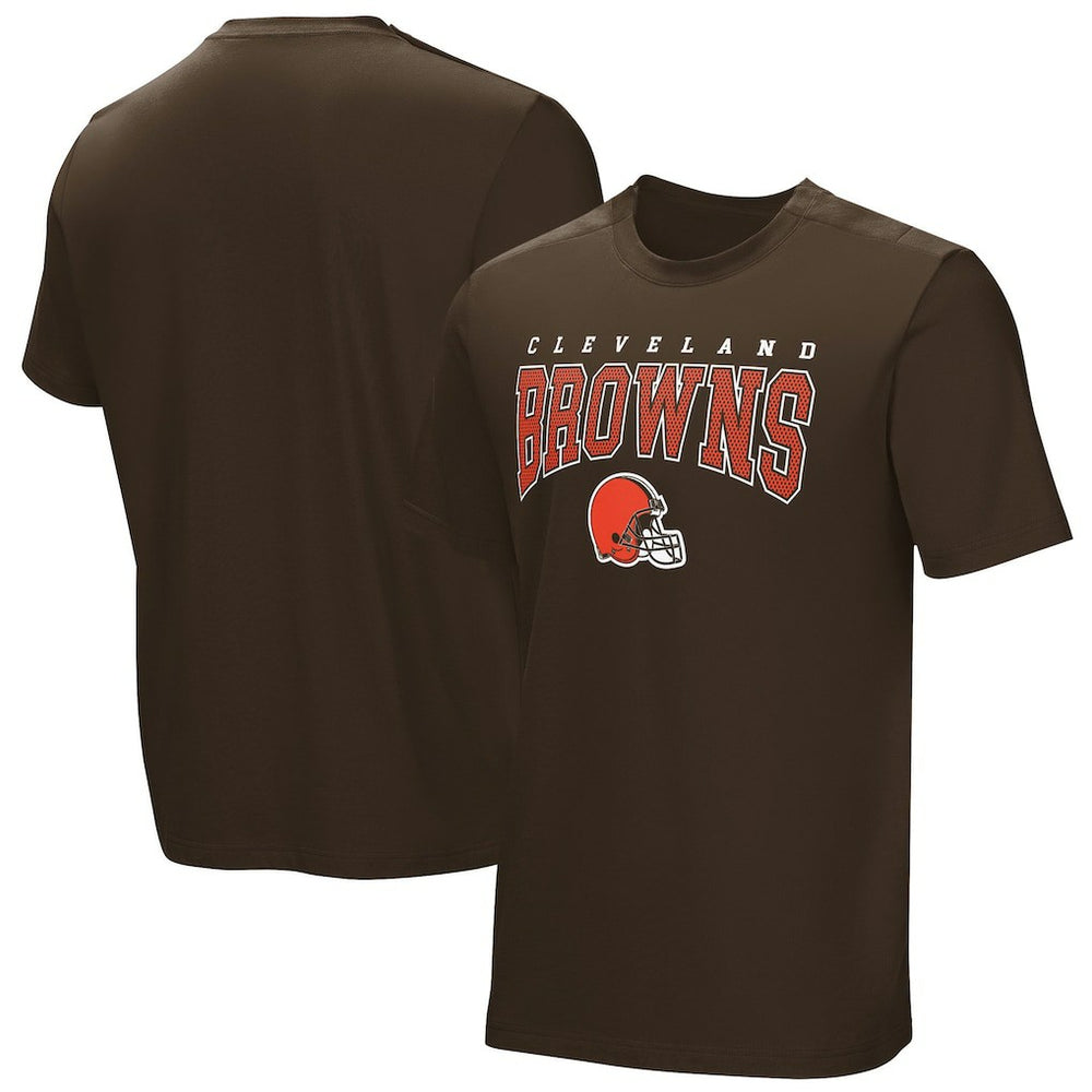 Cleveland Browns Home Team Adaptive T-Shirt Brown