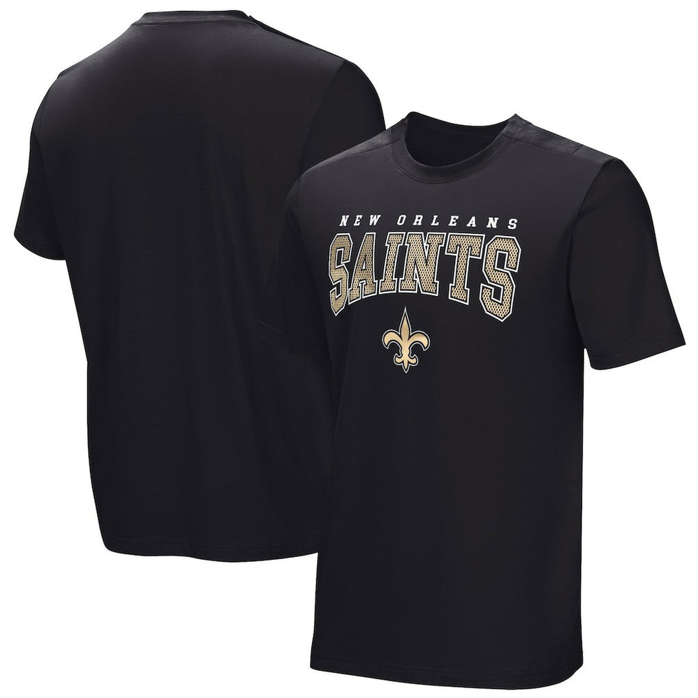 New Orleans Saints Home Team Adaptive T-Shirt Black