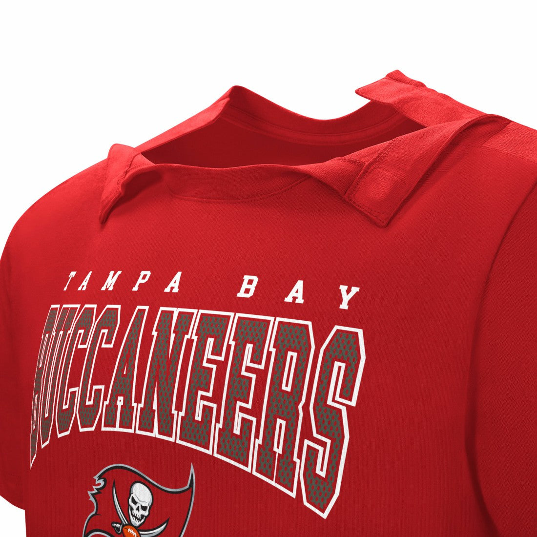 Tampa Bay Buccaneers Home Team Adaptive T-Shirt Red