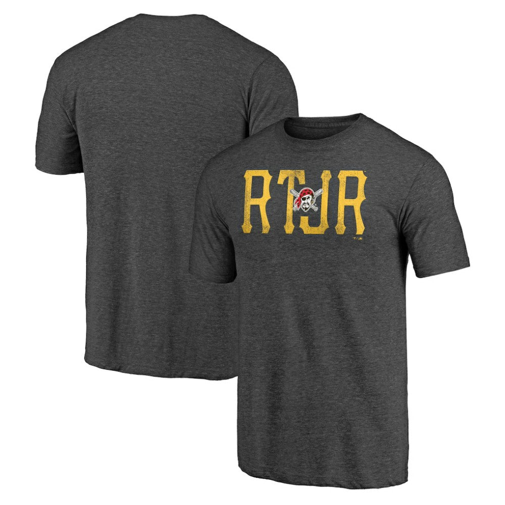 Pittsburgh Pirates Hometown Collection RTJR Tri-Blend T-Shirt - Heather Charcoal T-shirts