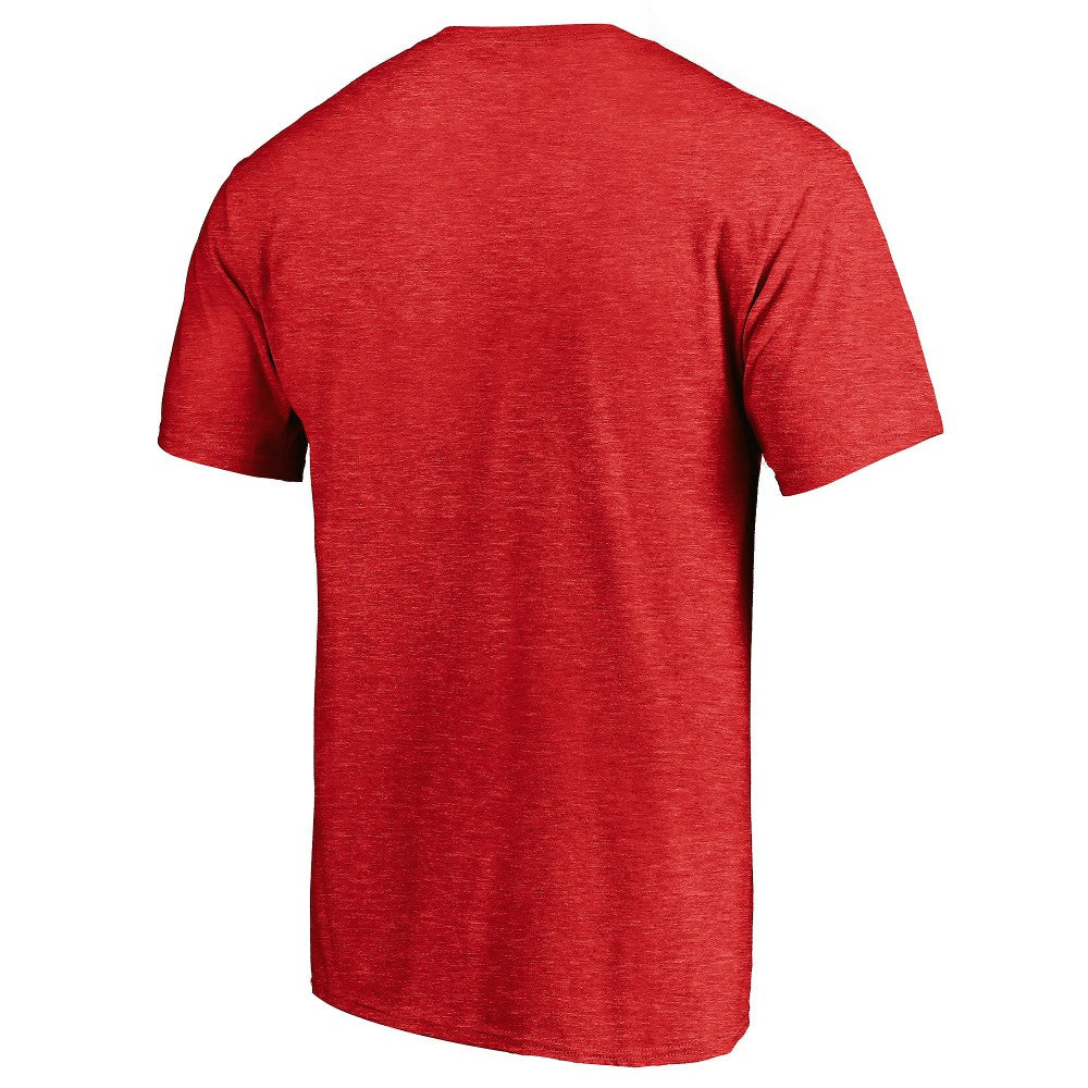 Cincinnati Reds Cooperstown Collection Throwback Logo Tri-Blend T-Shirt - Heather Red T-shirts