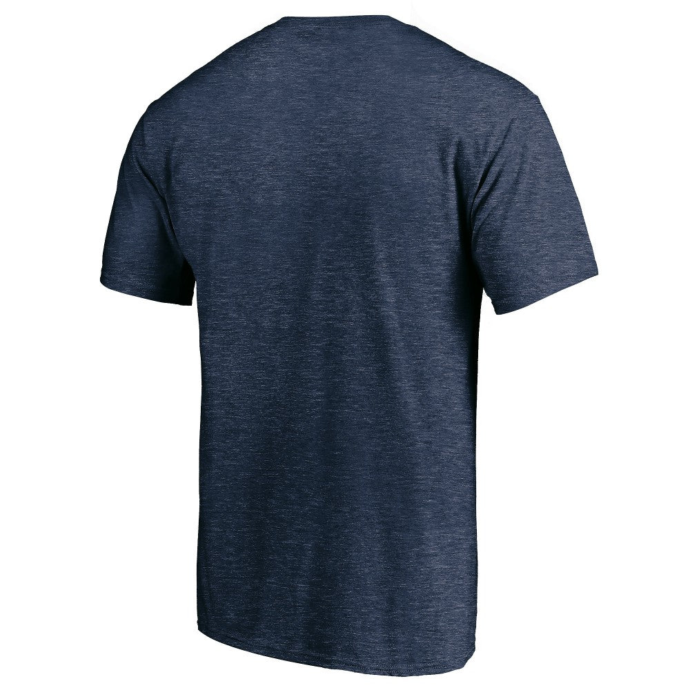 Minnesota Twins Cooperstown Collection Throwback Logo Tri-Blend T-Shirt - Heather Navy T-shirts