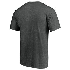 Pittsburgh Pirates Cooperstown Collection Throwback Logo Tri-Blend T-Shirt - Heather Charcoal T-shirts