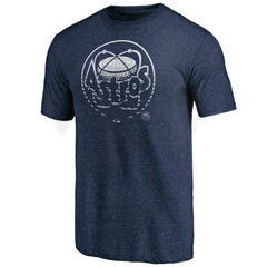 Houston Astros Cooperstown Collection Logo Tri-Blend T-Shirt - Heather Navy T-shirts