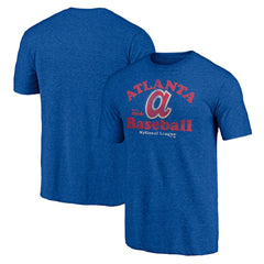 Atlanta Braves Cooperstown Collection Our Game Tri-Blend T-Shirt - Heather Royal T-shirts