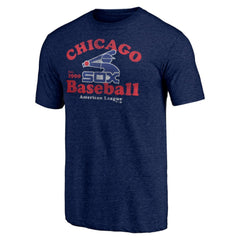 Chicago White Sox Cooperstown Collection Our Game Tri-Blend T-Shirt - Heather Navy T-shirts