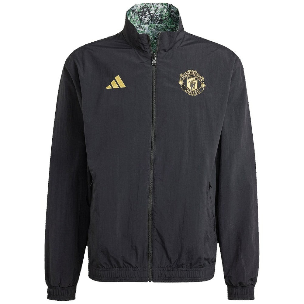 Manchester United x Stone Roses Originals 2023/24 Reversible Anthem Full-Zip Jacket Black shop