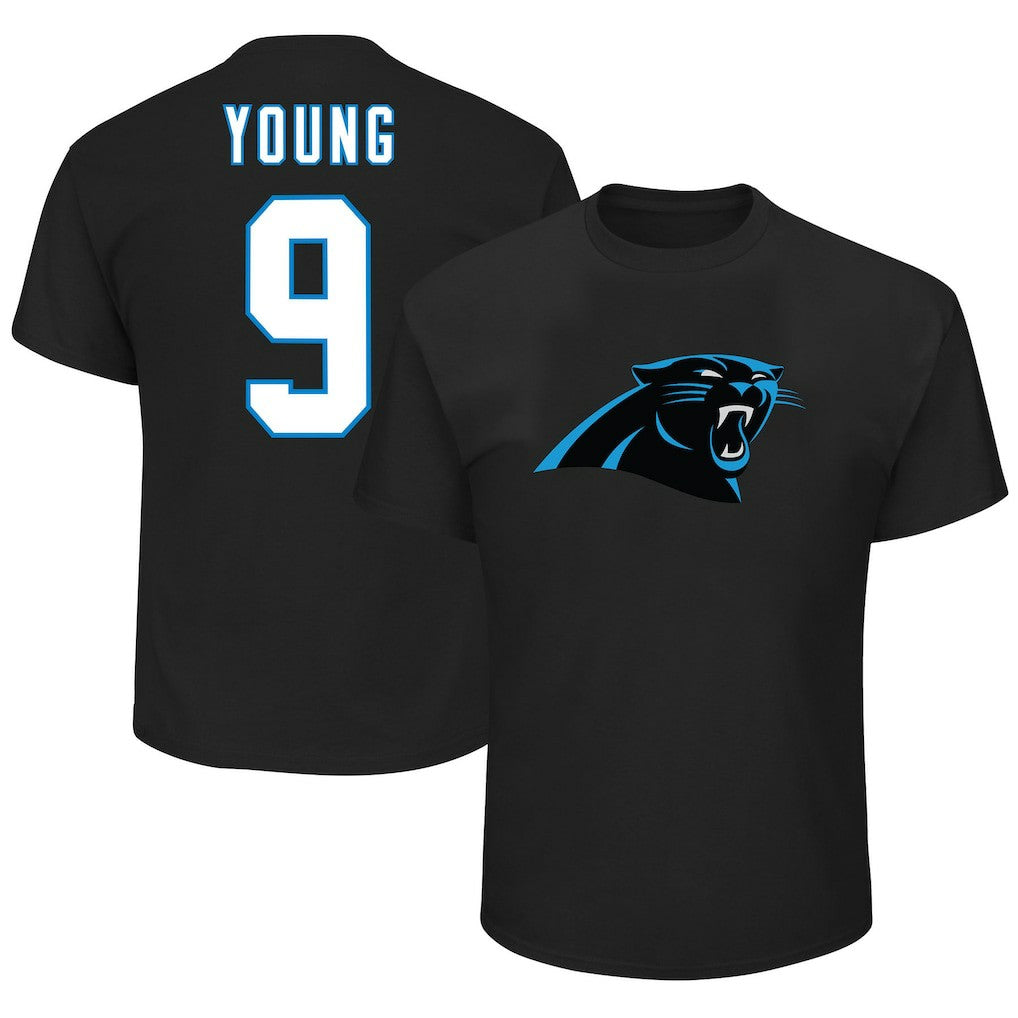 Bryce Young Carolina Panthers Big & Tall Player Name & Number T-Shirt Black