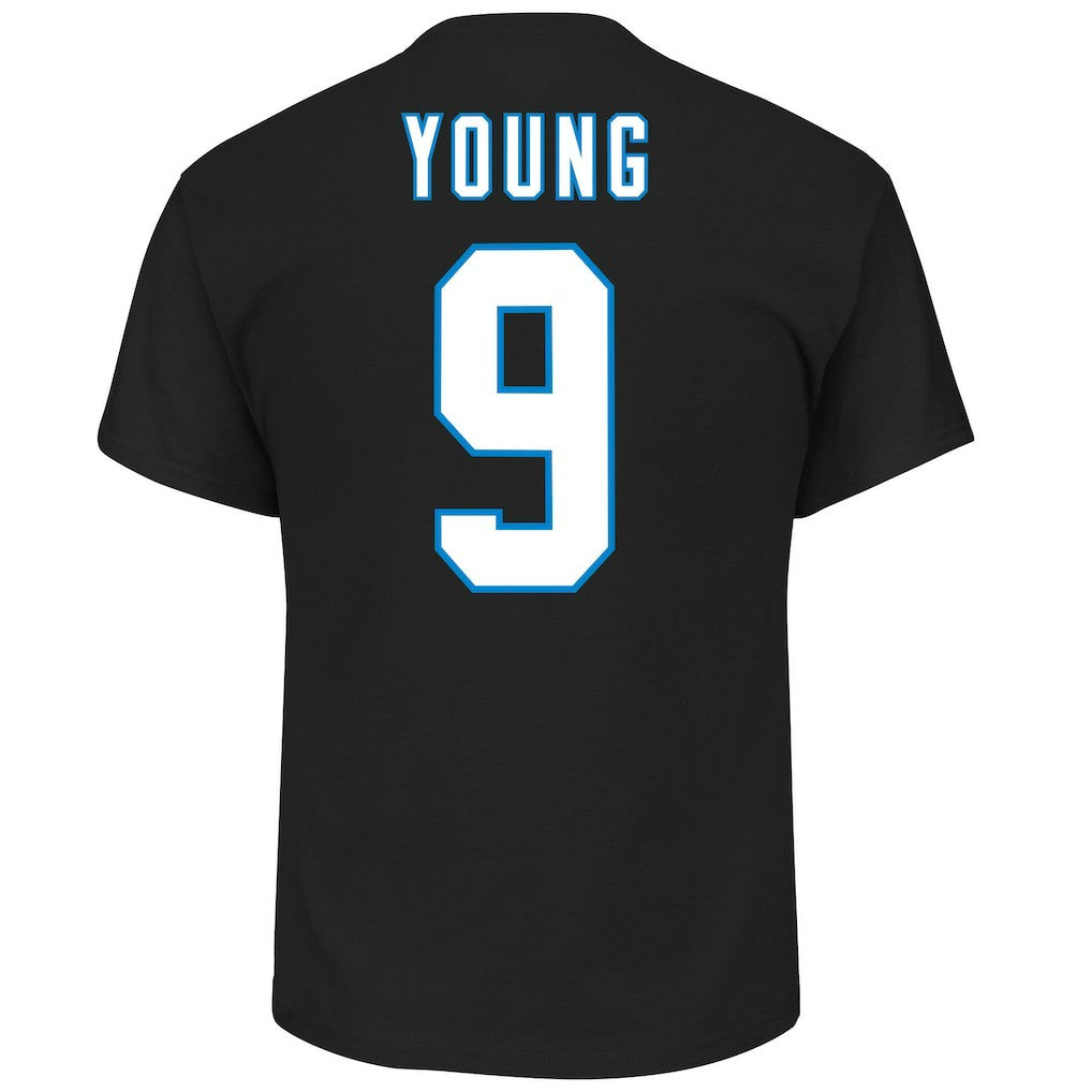 Bryce Young Carolina Panthers Big & Tall Player Name & Number T-Shirt Black