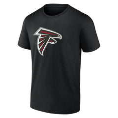 Bijan Robinson Atlanta Falcons Icon Name & Number T-Shirt Black