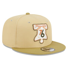 Philadelphia 76ers Green Collection Repreve 9FIFTY Snapback Hat Khaki/Tan