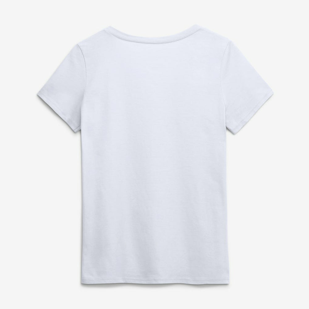 Los Angeles Chargers Logo Athletic Women's Primary Logo V-Neck T-Shirt White