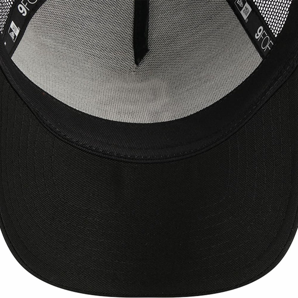 San Francisco Giants New Era A-Frame 9FORTY Trucker Adjustable Hat - Black Hats