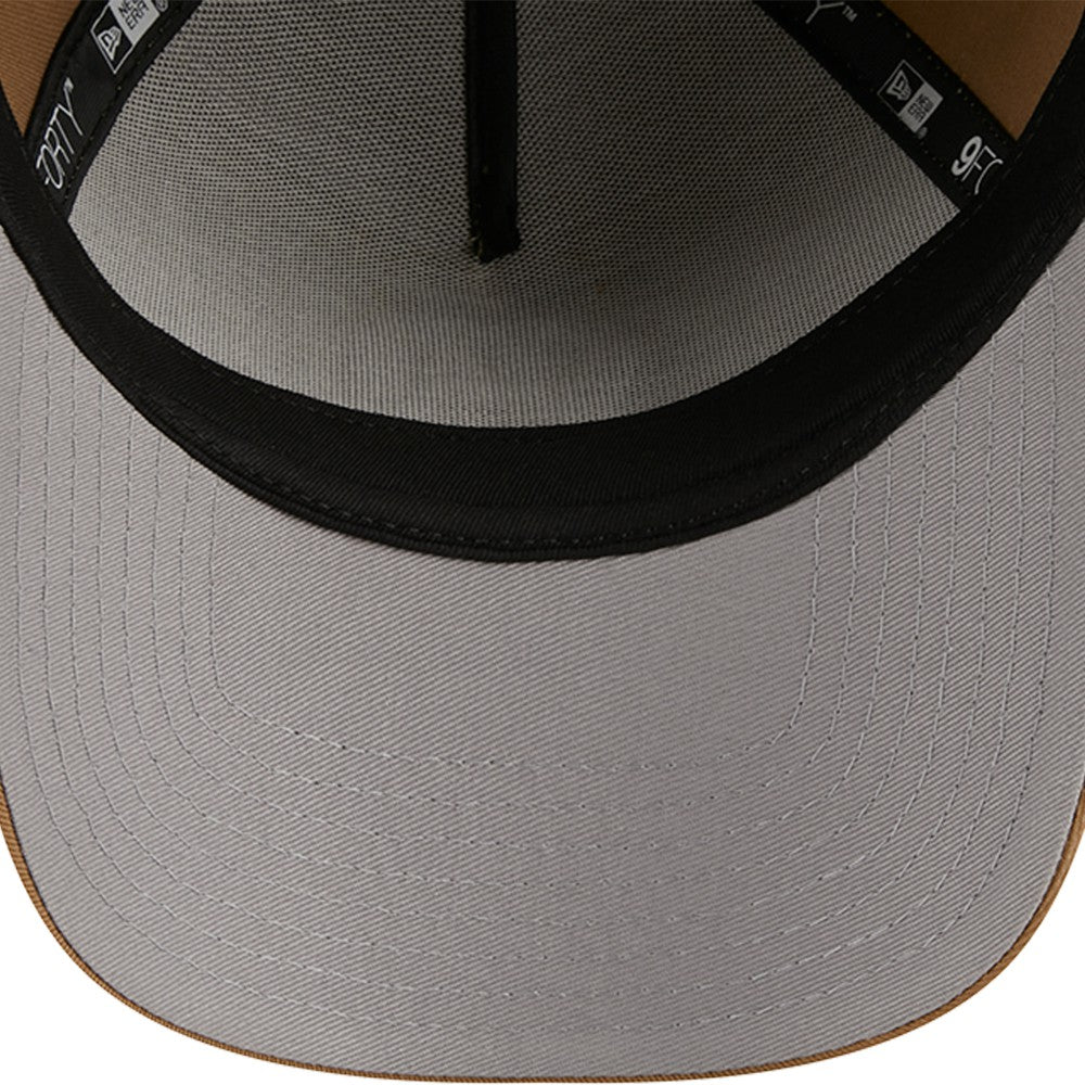 Milwaukee Brewers New Era A-Frame 9FORTY Adjustable Hat - Khaki Hats