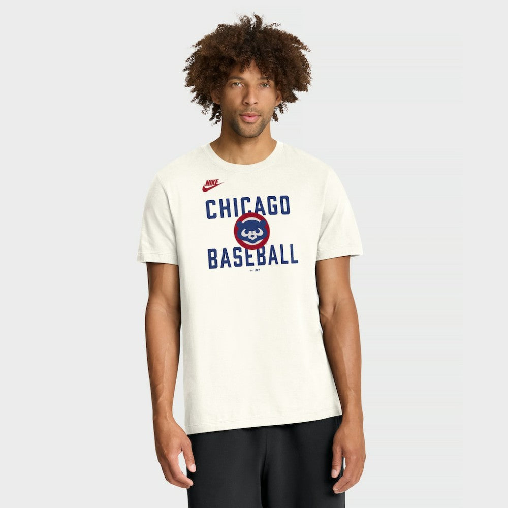 Chicago Cubs Nike Cooperstown Collection ‘70s Inspired T-Shirt - Cream T-shirts